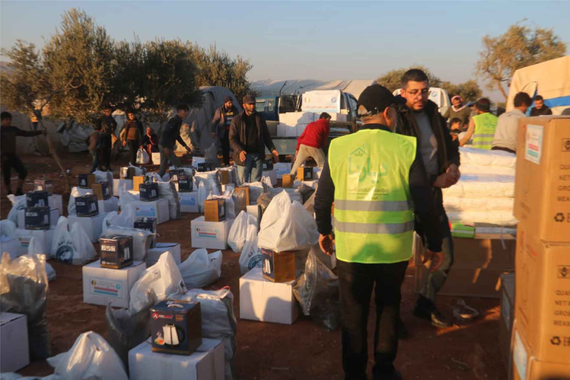 food baskets for gaza families