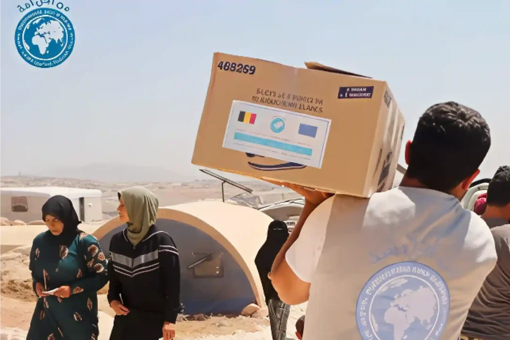 food basket relief in gaza